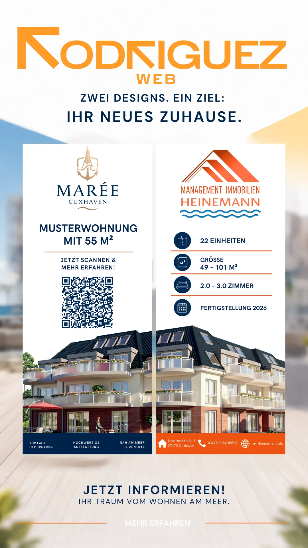 Marée und Heinemann Social-Media-Kampagnenmotiv