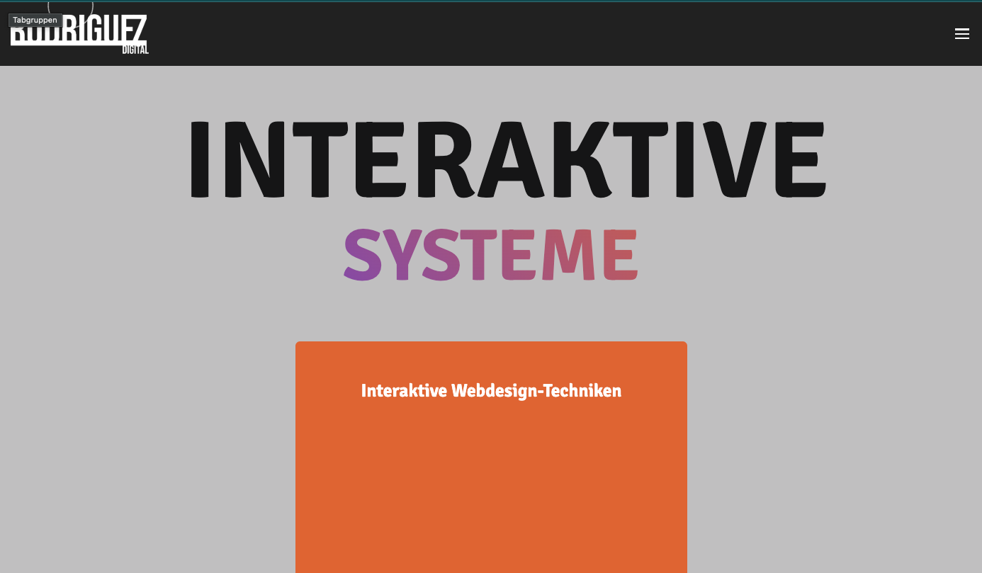 Interaktive Systeme - Hochschule Augsburg